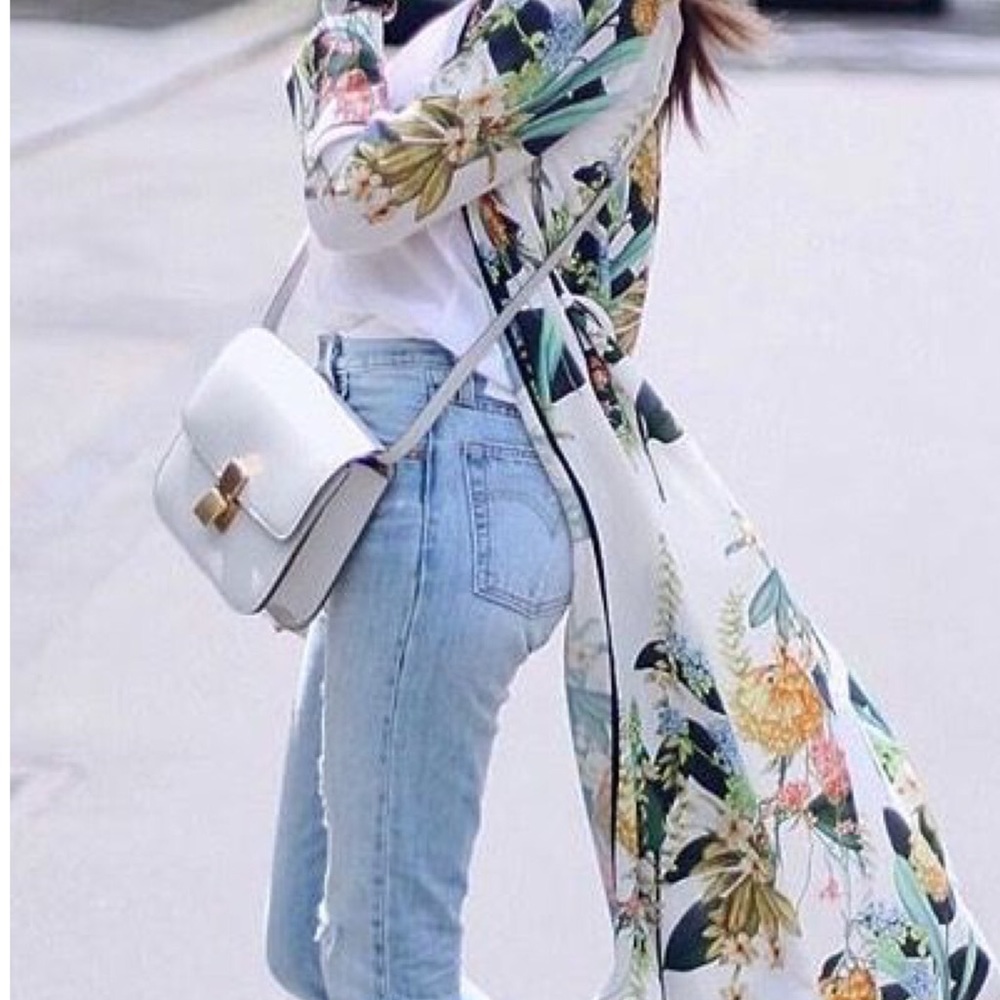 Gorgeous, Long Length Button Down Kimono Outerwear
